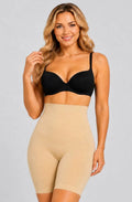 Women's Seamless Shorts Shapewear, Tummy Control Body Shaper, Nude – Stretch Compression Underwear 1231011